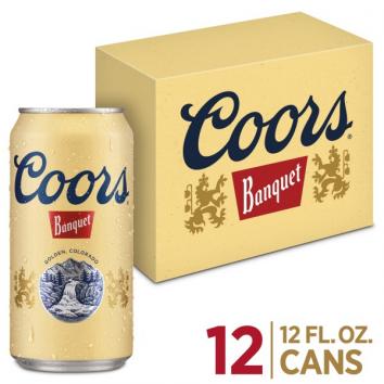 Coors - Banquet Lager (12 pack 12oz cans) (12 pack 12oz cans)